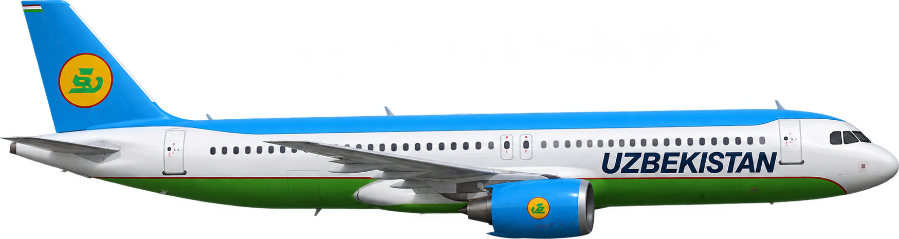 Airliner climbing through the clouds